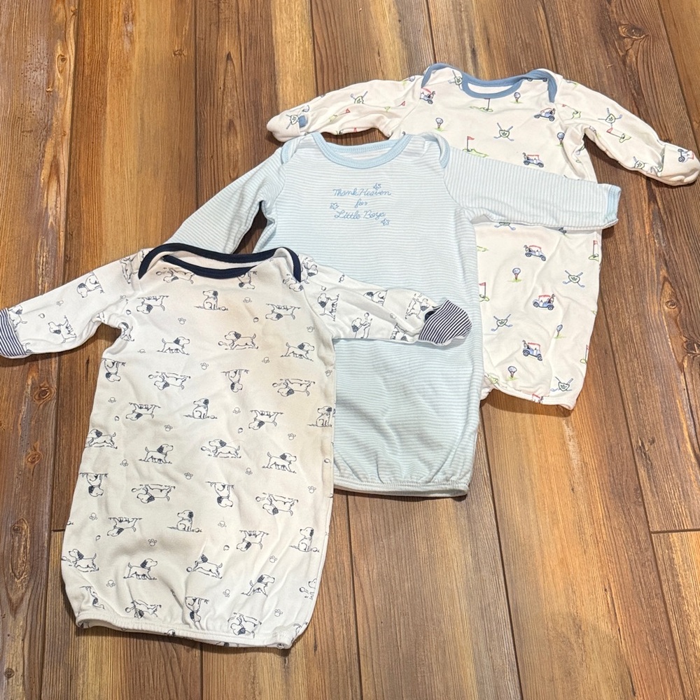Baby Gowns- Set of 3